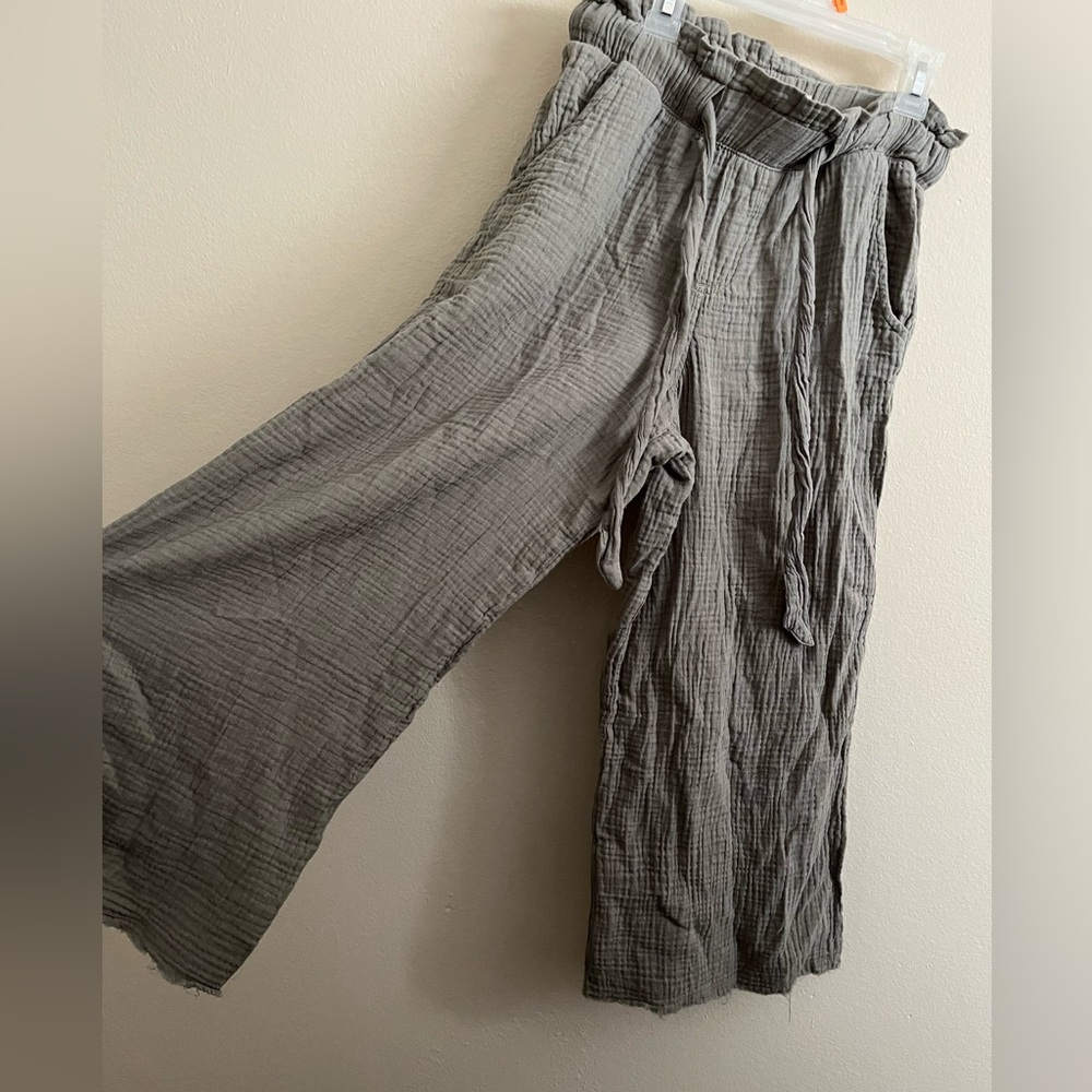 Sincerely Jules Gray Wide Leg Pants